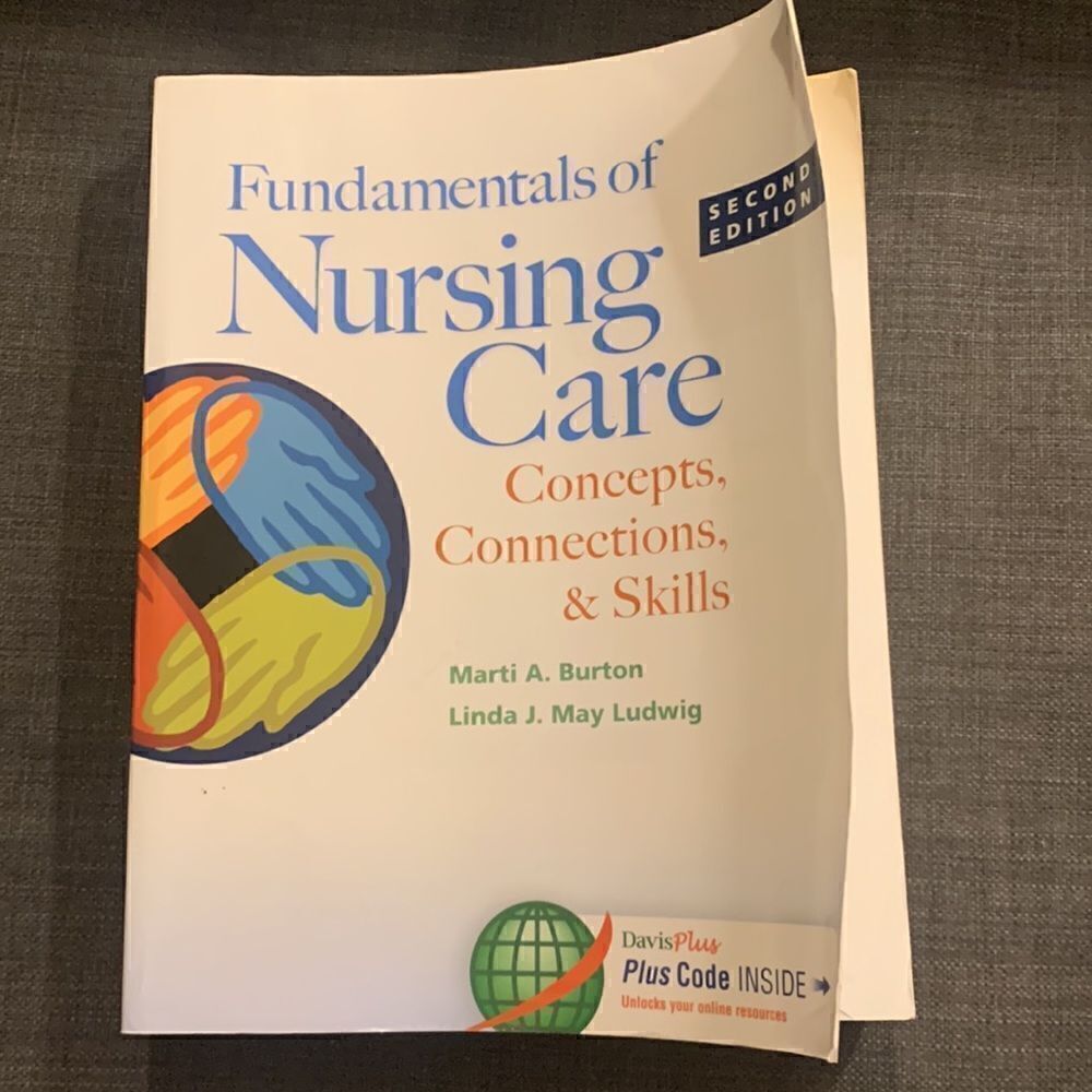 Fundamentales of nursing care used in very good condition book